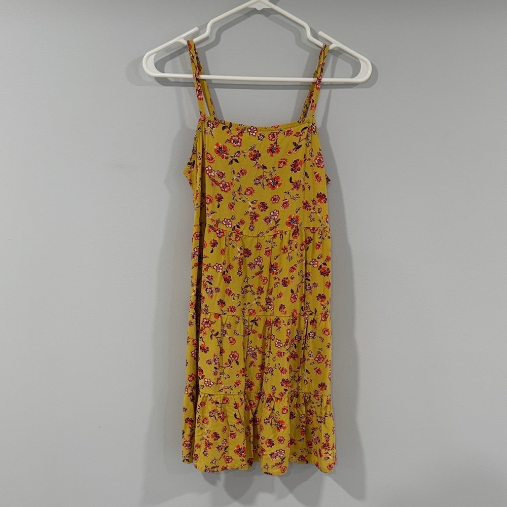 Old Navy Yellow Floral Dress